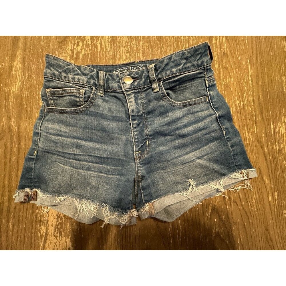 American Eagel Outfitters Super Stretch Hi Rise Shortie Sz 6 Shorts